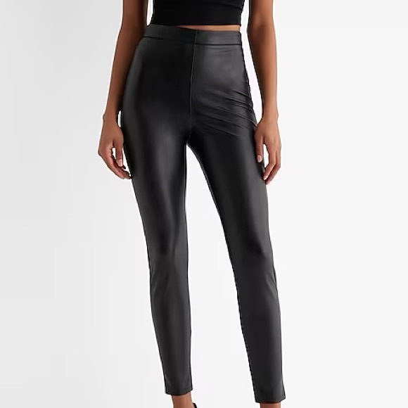 Express faux leather leggings sz M - Picture 1 of 4